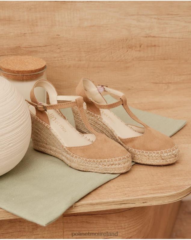 Polin et moi Country espadrille Janne LRX4D490 Footwear camel