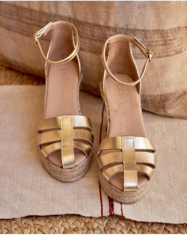 Polin et moi Crabeater Espadrille Tatianna LRX4D413 Footwear GOLD/PLATINUM