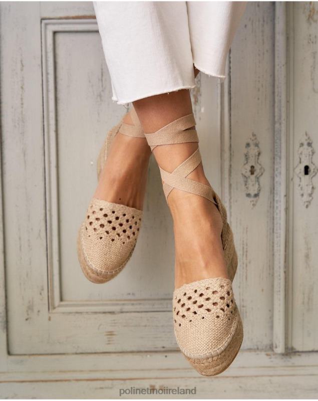 Polin et moi Crochet espadrille Nina LRX4D514 Footwear Beige