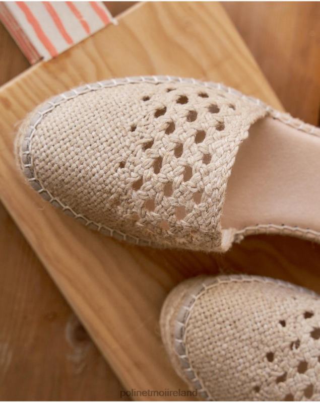 Polin et moi Crochet espadrille Nina LRX4D514 Footwear Beige