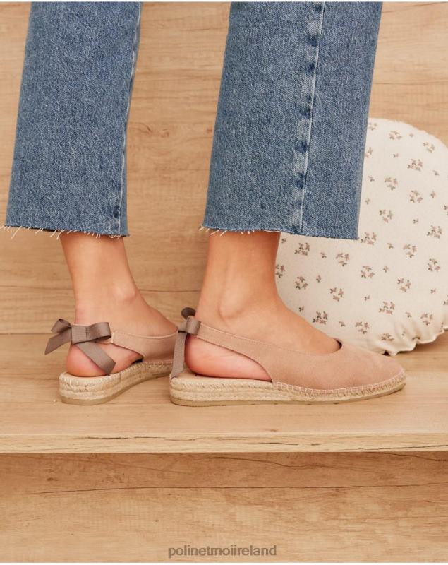 Polin et moi Espadrille Bow Natasha LRX4D425 Footwear Nude