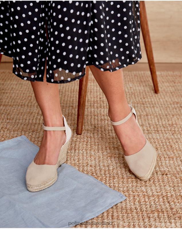 Polin et moi Espadrille Buckle Micaela LRX4D472 Footwear Stone