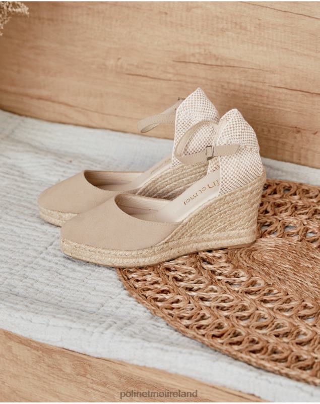 Polin et moi Espadrille Buckle Micaela LRX4D472 Footwear Stone