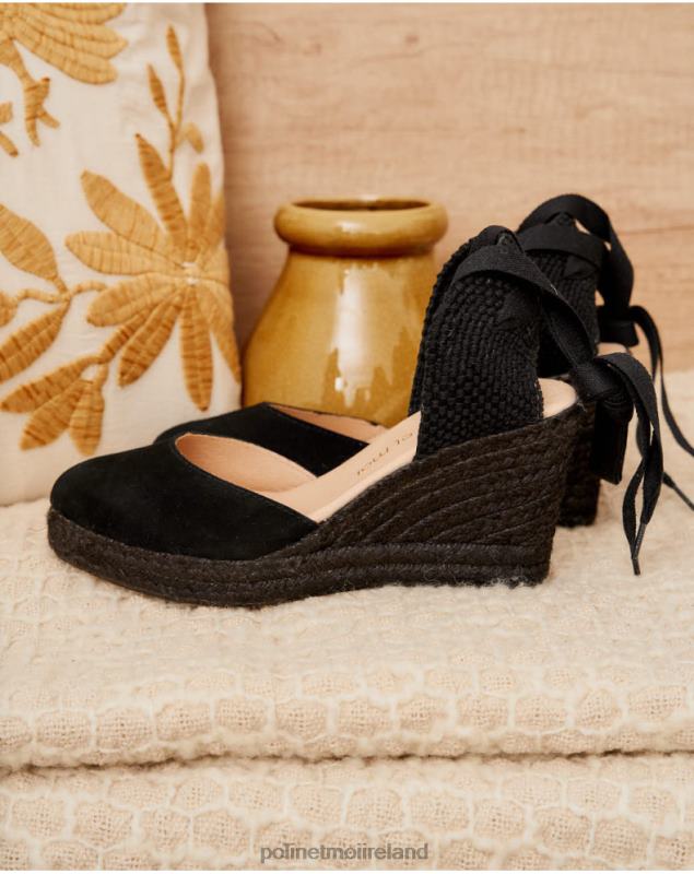 Polin et moi Espadrille Ribbons Esther LRX4D466 Footwear black