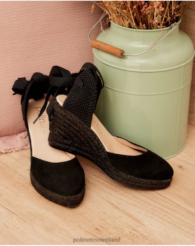Polin et moi Espadrille Ribbons Esther LRX4D466 Footwear black