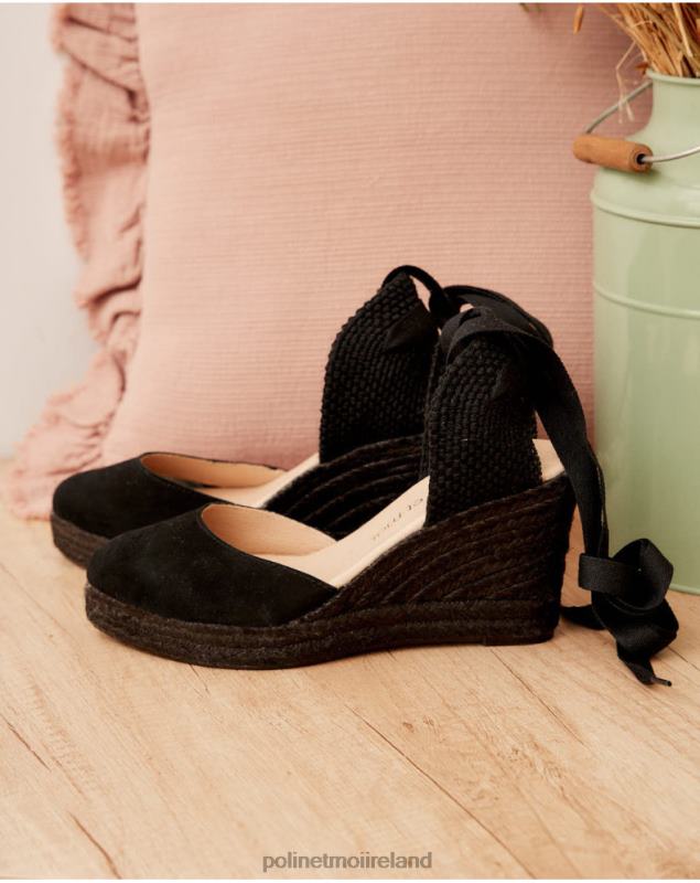 Polin et moi Espadrille Ribbons Esther LRX4D466 Footwear black