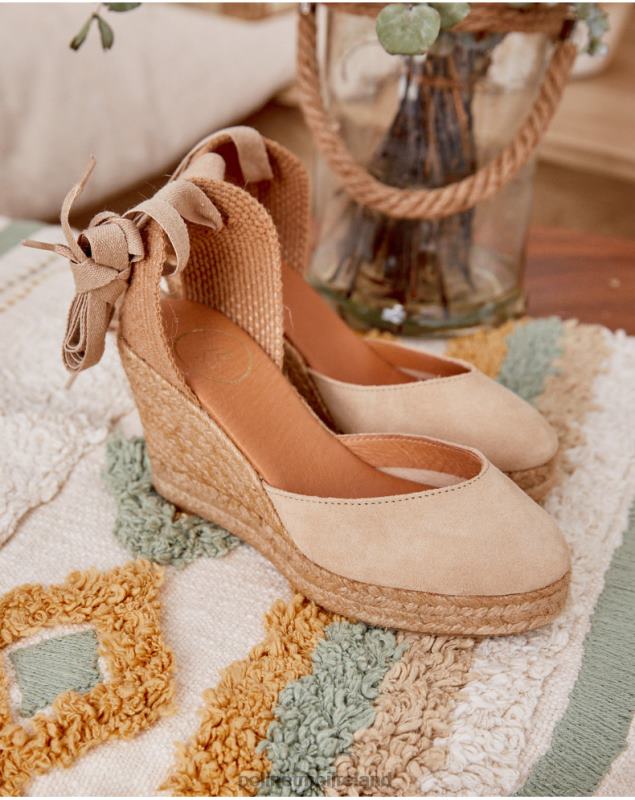 Polin et moi Espadrille Ribbons Madalina LRX4D441 Footwear camel