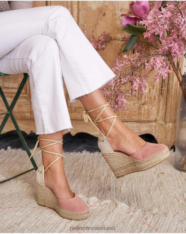 Polin et moi Espadrille braid Bathsheba LRX4D471 Footwear Rose