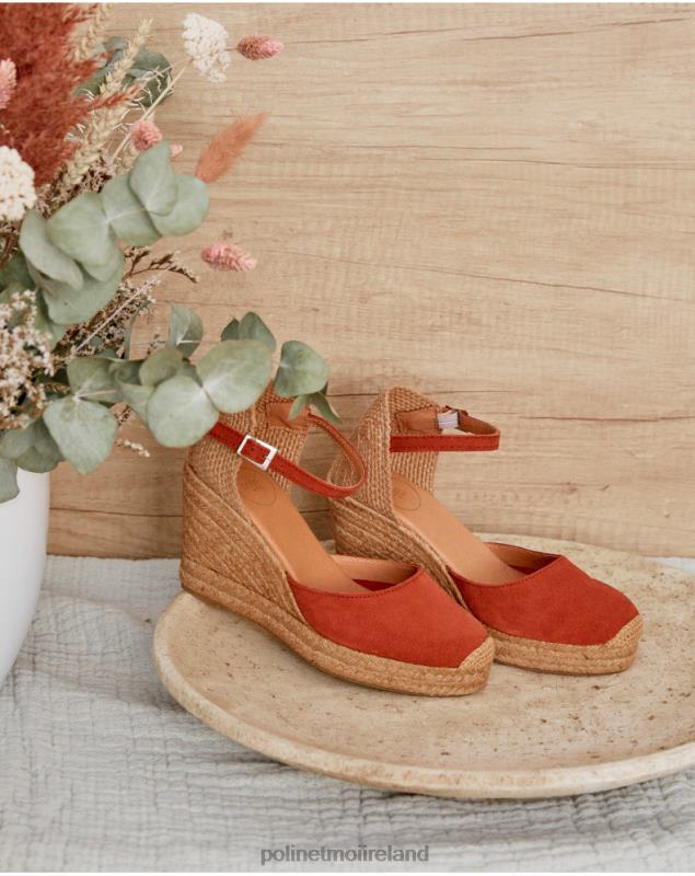 Polin et moi Fabrizia Wedge Espadrille LRX4D430 Footwear TERRACOTTA