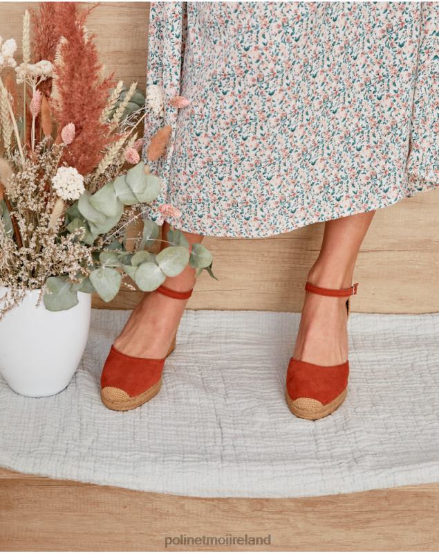 Polin et moi Fabrizia Wedge Espadrille LRX4D430 Footwear TERRACOTTA