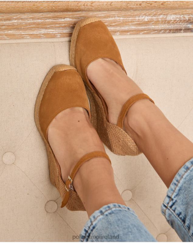 Polin et moi Fabrizia Wedge Espadrille LRX4D480 Footwear camel