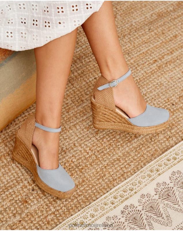 Polin et moi Fabrizia Wedge Espadrille LRX4D485 Footwear Celestial