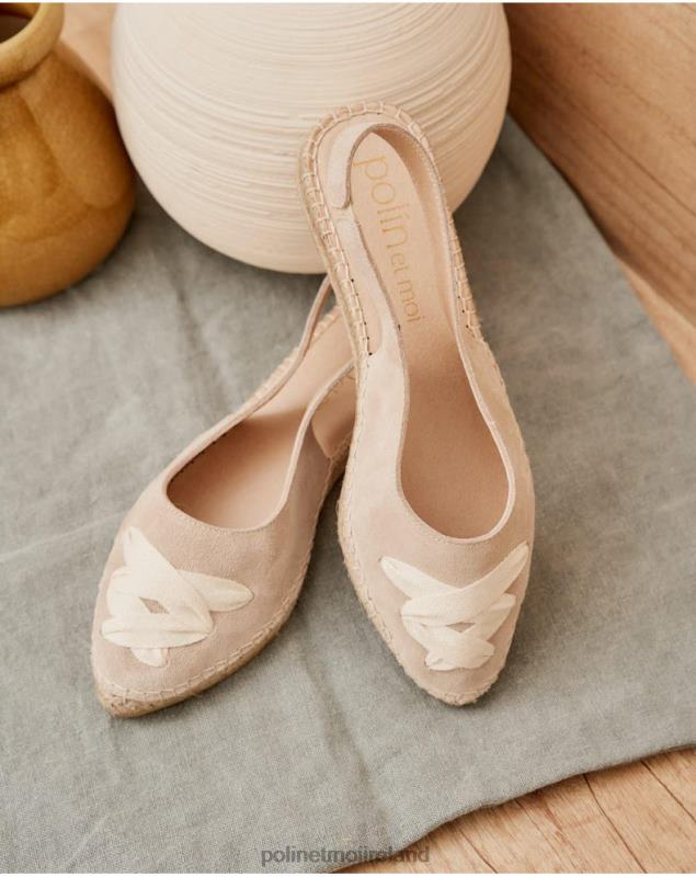 Polin et moi Mallory Cross Espadrille LRX4D409 Footwear Sand