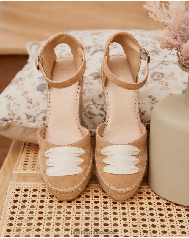 Polin et moi Peasant Espadrille Arlene LRX4D463 Footwear camel