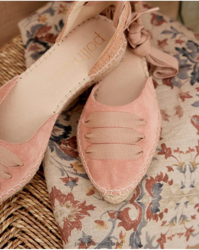 Polin et moi Peasant Espadrille Raven LRX4D423 Footwear Rose