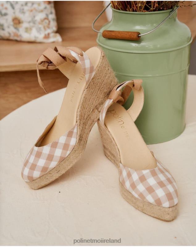 Polin et moi Vichy Bimba Espadrille LRX4D429 Footwear Raw