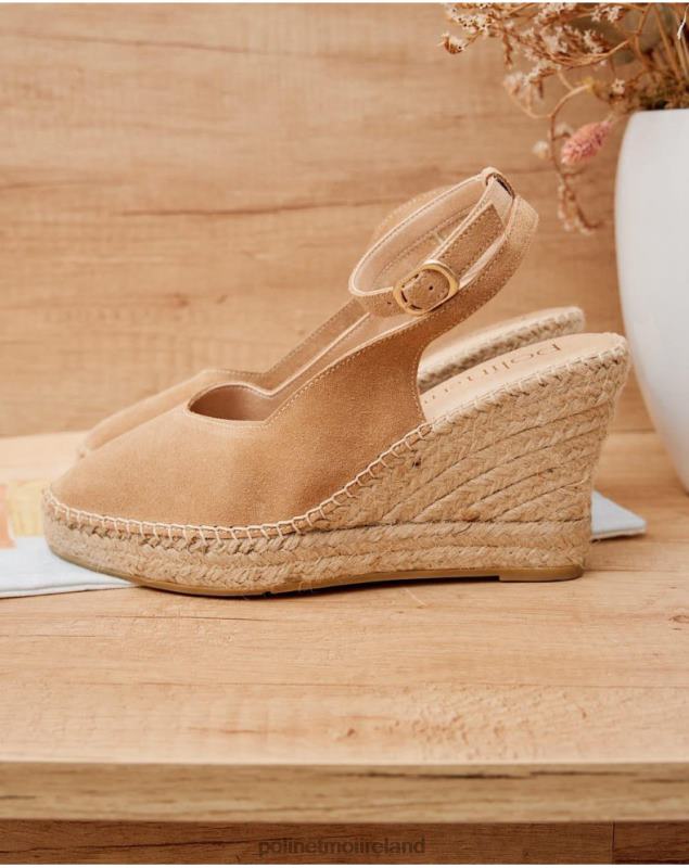 Polin et moi Vivian undercut espadrille LRX4D488 Footwear camel
