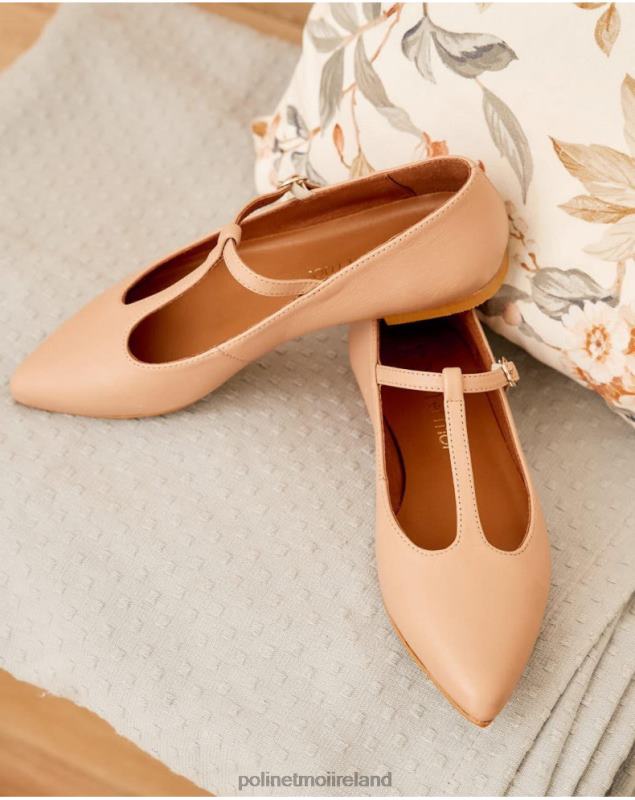 Polin et moi Ballet Flats Adelaide Toe LRX4D459 Footwear Nude