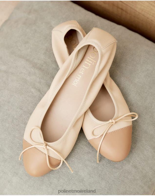 Polin et moi Ballet Flats Bicolor Maritza LRX4D492 Footwear camel