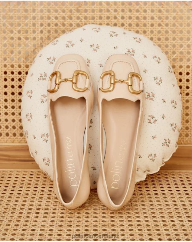 Polin et moi Ballet Flats Stirrup Alana LRX4D501 Footwear Nude