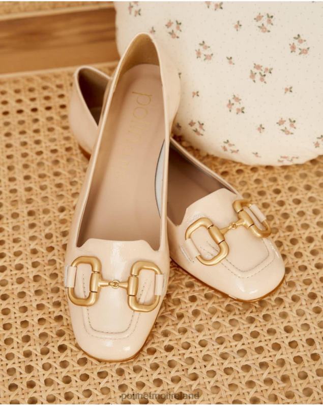 Polin et moi Ballet Flats Stirrup Alana LRX4D501 Footwear Nude