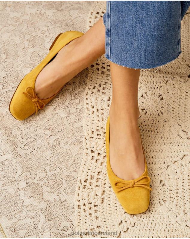 Polin et moi Ballet Flats Suede Ashley LRX4D499 Footwear MUSTARD