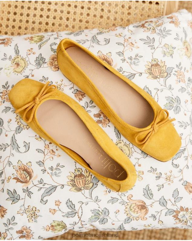 Polin et moi Ballet Flats Suede Ashley LRX4D499 Footwear MUSTARD