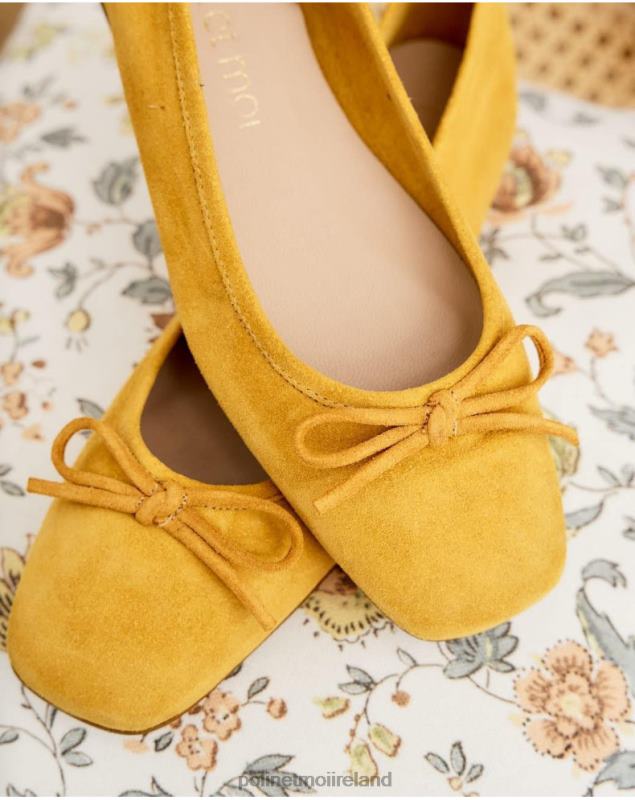 Polin et moi Ballet Flats Suede Ashley LRX4D499 Footwear MUSTARD