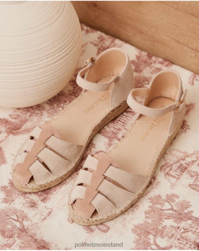 Polin et moi Crabeater Suede Minerva LRX4D424 Footwear Nude