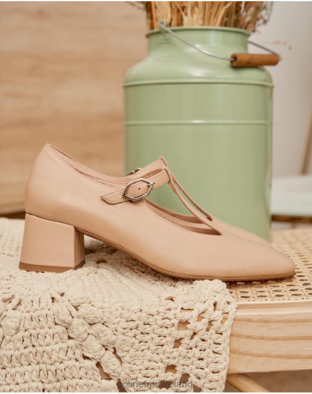 Polin et moi Mary Jane Heel Giorgia LRX4D489 Footwear camel