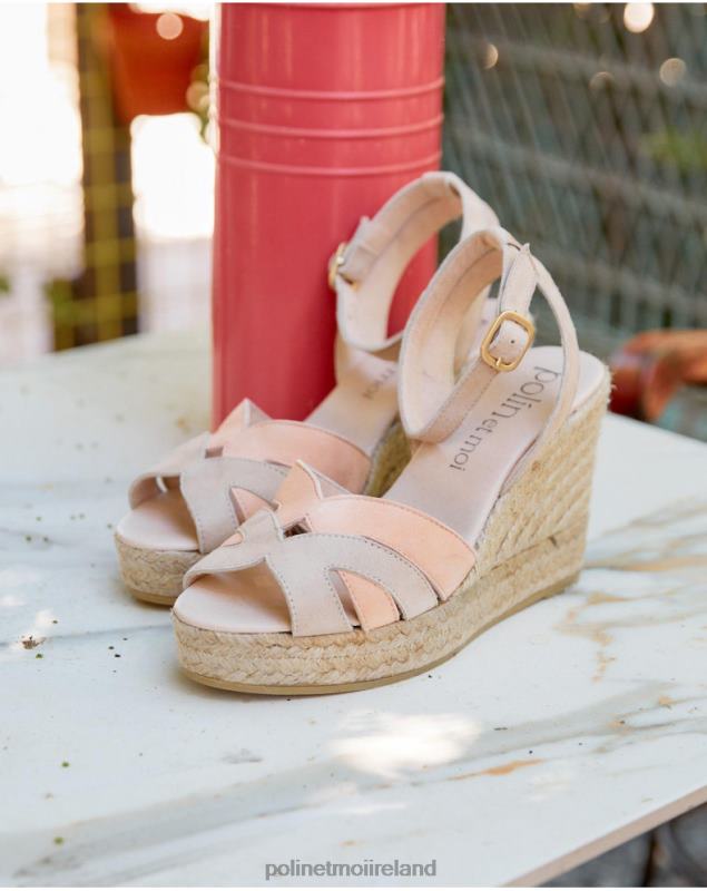 Polin et moi Sandal Strips Harley LRX4D506 Footwear PEACH