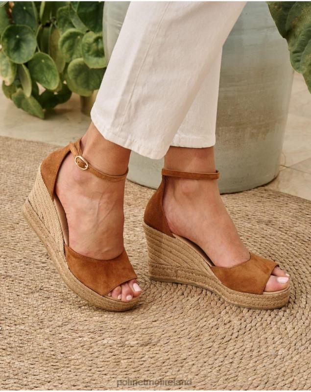 Polin et moi Sandal Wedge Liliya LRX4D408 Footwear Taupe