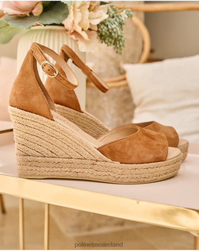 Polin et moi Sandal Wedge Liliya LRX4D408 Footwear Taupe