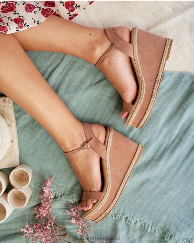 Polin et moi Sandal lined Hinga LRX4D437 Footwear Rose