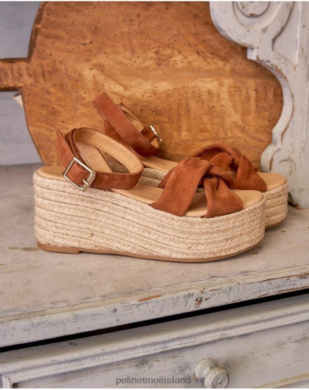 Polin et moi Yasemin Platform Sandal LRX4D427 Footwear Brown