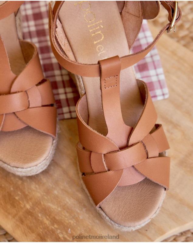 Polin et moi Zhanna Cross Sandal LRX4D411 Footwear Leather